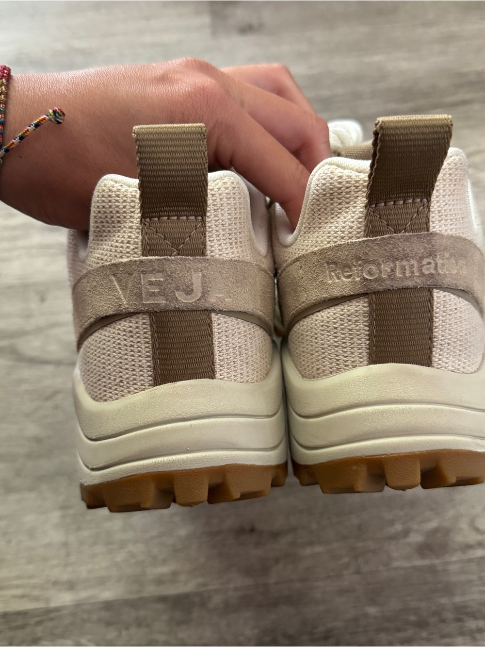 Veja X Reformation Venturi Sneakers in Juta - Picture 10 of 13